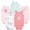 Girl Farm Animals, variant on Sleeveless Bodysuits, 5-Pack, Preemie-24 Months