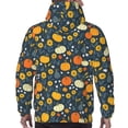 thumbnail image 7 of Uemuo Pumpkins And Sunflowers2 Pattern Men's Hoodie - Casual Pullover Hoodie with Kangaroo Pocket, Stylish Hooded Sweatshirt for Everyday Wear-Large, 7 of 7