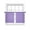 Purple, variant on Blue Morocco Sheer Curtains 54 Inch Length 2 Panels Set, Moroccan Abstract Geometric Quatrefoil Plaid Voile Window Treatment Rod Pocket Short Kitchen Curtains Drapes for Bedroom 52"x54"x2