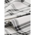 thumbnail image 7 of Allegra K Women's Halloween Costume Point Collar Short Cap Sleeves Plaids Button Down Shirt, 7 of 7