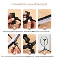 thumbnail image 3 of Anillo de luz de escritorio con luz en vivo para fotografía de 10 pulgadas, luz para teléfono móvil, 3 of 6