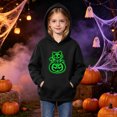 thumbnail image 6 of Kids Boys Girls Halloween Graphic Hoodie Long Sleeve Pullover Sweatshirt with Kangaroo Pocket for Costume Parties Ages 2-12, 6 of 8