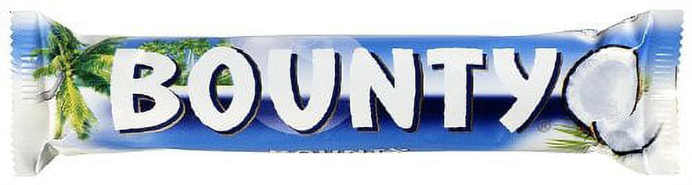 Bounty Bar Milk Chocolate Covered Coconut By Mars, (24-57gram Bars Per Box)