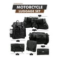 thumbnail image 3 of Motorcycle Bags - Luggage Set - All genuine Leather - Fits Any US Bike - Extra Storage Pockets Featuring Rugged Stitching - Set of 9 Pieces, 3 of 9