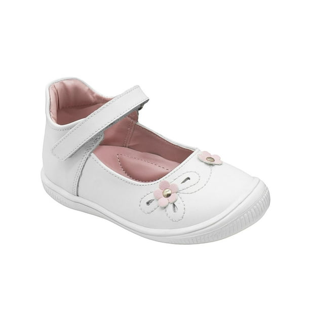 Zapato Para Niña Piel Blanco Plantilla Con Arco 12-17.5 blanco 13