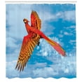 thumbnail image 3 of Phoenix Fairy Tale Mythology Resurrection Symbol Design Fabric Shower Curtain, 3 of 3