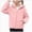 H51-Pink, variant on 11-12 Years Teen Girls And Toddlers Polar Fleece Full Zip Hooded Lightweight Jacket Long Sleeve Hooded Sweatshirts Beige Hoodie