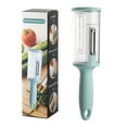 thumbnail image 1 of Storage Type Scale Scraper Peeler Fruit Vegetable Peeler with Container Multifunctional Efficient Scale Remover Splash Proof Kitchen Tool, 1 of 1