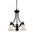thumbnail image 1 of Z-Lite Lagoon 3 Light Chandelier in Bronze, 1 of 1