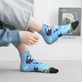 thumbnail image 2 of Zofaai Bluey Pattern 30cm Contrast Color Straight Socks,Elastic Sweat-absorbing Adult Sports Socks,Clothing Accessories, 2 of 7
