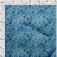 thumbnail image 3 of oneOone Cotton Flex Blue Fabric Abstract Floral Craft Projects Decor Fabric Printed By The Yard 40 Inch Wide, 3 of 5