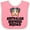 Pink and White, variant on Inktastic Dog Australian Shepherd Squad Boys or Girls Baby Bib