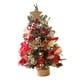 thumbnail image 5 of Mini de Navidad artificial, mesa, escritorio, decoración, regalo para familiares y amigos, hecho de PVC y tela, de Navidad pequeño y , 60 cm flocado Macarena Árbol nevado, 5 of 8