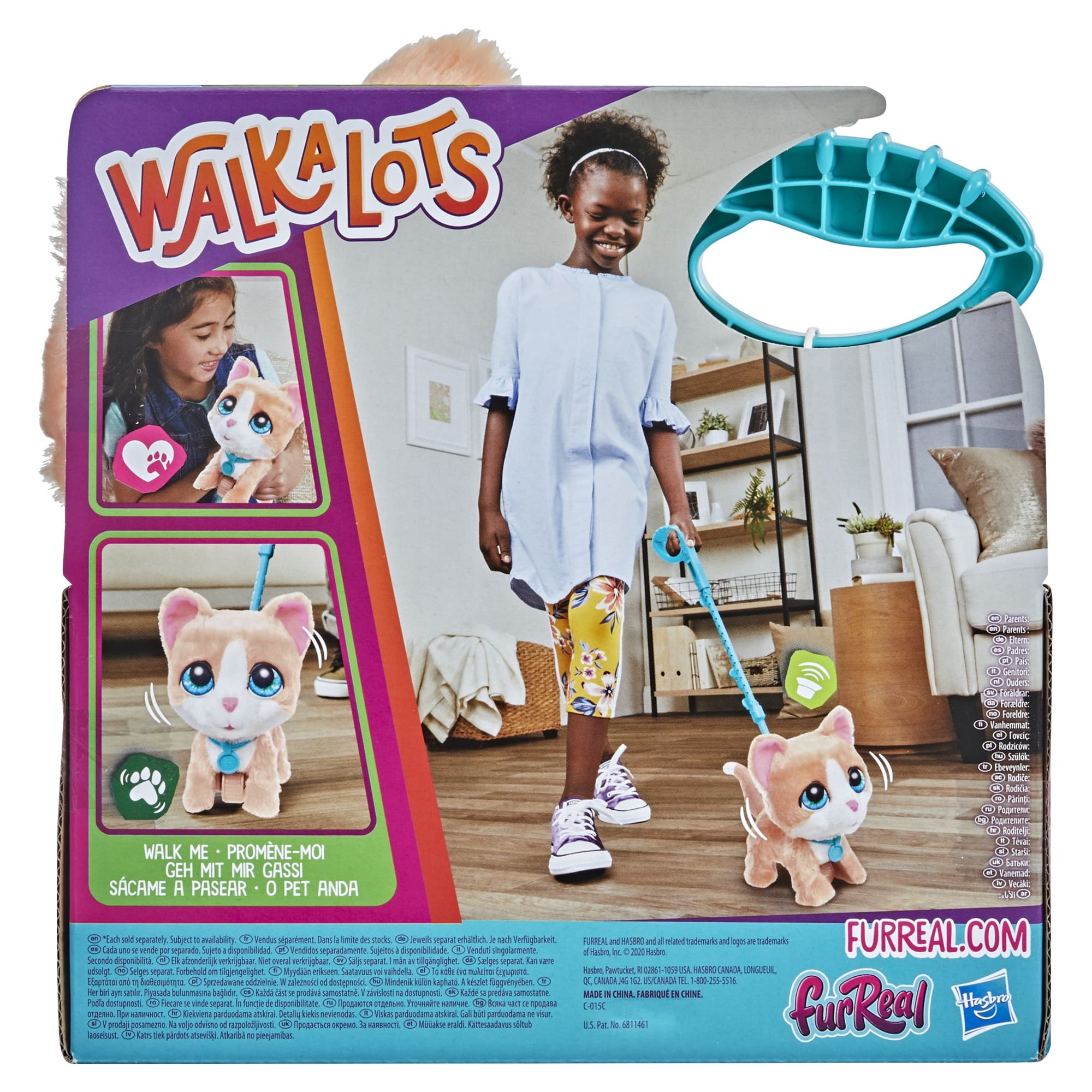 furReal Walkalots Big Wags Interactive Kitty, Electronic Pet, Includes Leash - image 3 of 8