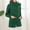 Green coat for women, variant on Usmixi 2023 Sweatshirt Coat for Women Winter Womens Fleece Sweater Jacket Casual Pocket Solid Plus Size Long Sleeve Coat Side Zipper Stand Neck Loose Ladies Sweatshirt Outerwear Weekly Deals