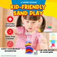thumbnail image 4 of Botellas Sand Art JJ CARE, 12 en forma de onda y 6 embudos pequeños y 6 grandes, 4 of 6