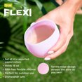 thumbnail image 2 of True Flexi Aerating Silicone Tumblers, Stemless Flexible Silicone Wine Glasses, 16 Ounces, Set of 4, Dishwasher Safe Drinkware, Multicolor Assorted Colors, 2 of 6