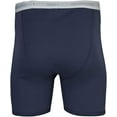 thumbnail image 3 of Gildan Men's Regular Leg Boxer Briefs, Multipack, Navy/Metro Blue/Antique Royal (5-Pack), 2X-Large, 3 of 6