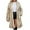 Khaki -Coat, variant on BVOFAR Womens Long Faux Fur Coat Oversized Winter Warm Jackets Fuzzy Fleece Open Front Overcoats Casual Lapel Outwear