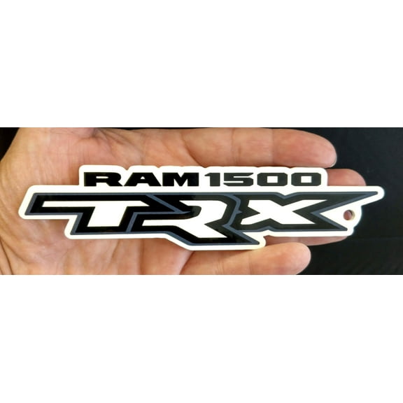 RAM TRX Black Steel Sign