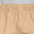 thumbnail image 6 of FAWUUDO Men's Cargo Utility Shorts Elastic Drawstring Waist Utility Shorts with Multi-Pocket 9 Inch Loose Straight Fit Casual Shorts D-Khaki, 6 of 6