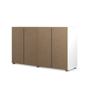 Tvilum Loft 8 Drawer Double Dresser for Adults, White