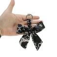 thumbnail image 4 of Unique Bargains 1 Pc Fashion Bow-knot Scarf Handbag Charm Bag Accessories Black, 4 of 5