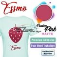 thumbnail image 1 of ESSMO Passion Pink Matte Solid Heat Transfer Vinyl HTV Sheet T-Shirt 20" Wide Iron On Heat Press DP08 20"x120", 1 of 7