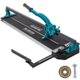 thumbnail image 1 of VEVOR Tile Cutter 31 inch Manual Tile Cutter Single Rail w/Precise Laser Positioning Alloy Cutter Wheel with Ergonomic Handle Accurate Rulers For Large Tile 0.24"-0.59" Thickness, 1 of 9