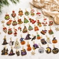 thumbnail image 5 of Diamond Art Christmas Ornaments Set, 2026 Christmas Ornaments, Christmas Tree Decorations, Christmas Diamond Painting Kit, Red Green Cute Mini Christmas Ball Ornaments, 3X3 Inch, 5 of 7