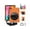 Orange, variant on Samsung Galaxy Tab A 10.1 inch 2019 Case Model SM-T510 T515 T517, Shockproof Protective Cover with Hand Strap, Stand, Shoulder Strap