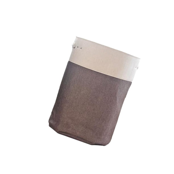 cesto del cubo de la ropa cesta de almacenaje de soporte de picnic de lavandería juguetes ropa sucia de algodón manejar café Magideal cesto del cubo de la ropa