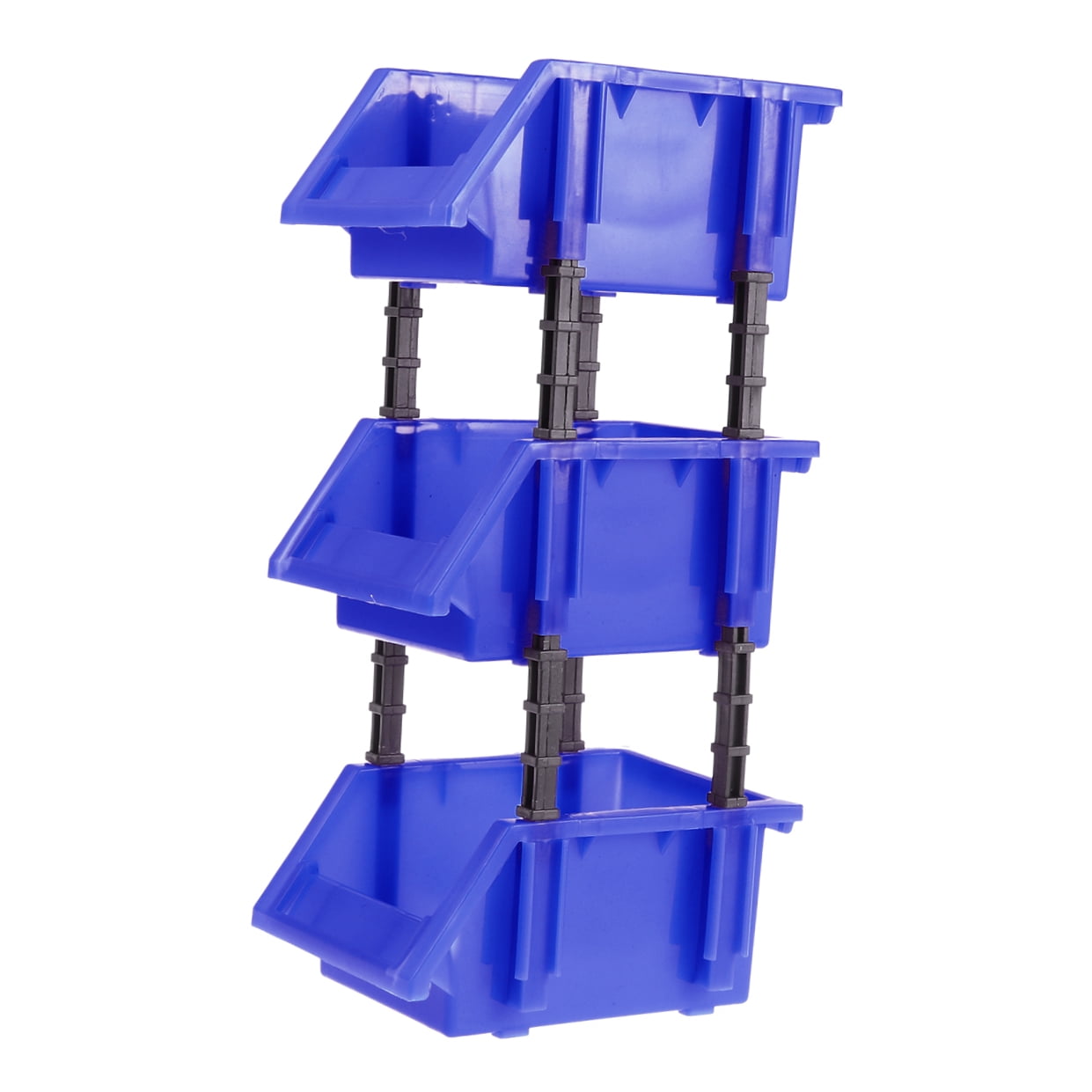 Raindrops 3-Piece Plastic Craft Storage Containers Set Organizer Boxes for Home, Office, and Art Supplies