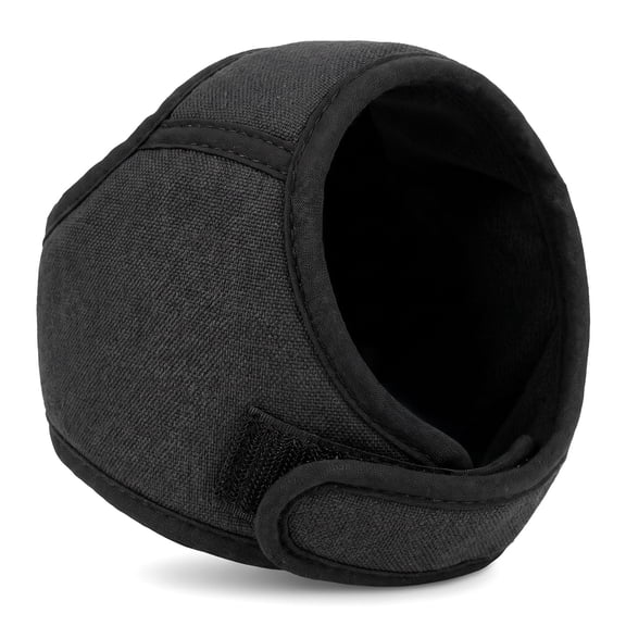 Dog Ear Muffs – Noise Reduction Ear Wrap for Grooming, Bathing, Swimming, and Anxiety Relief, Elastic Waterproof Ear Protector with Calming Hoodie Design for Dogs (Grey)