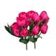 thumbnail image 5 of Ramo de flores artificiales Wosthever 9 cabezas tulipanes falsos Rosa Roja Modelo Antiguo 2Conjunto, 5 of 6