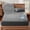 Gray, variant on Sonive Waterproof Mattress Protector Twin with Deep Pocket, Quilted & Breathable, White