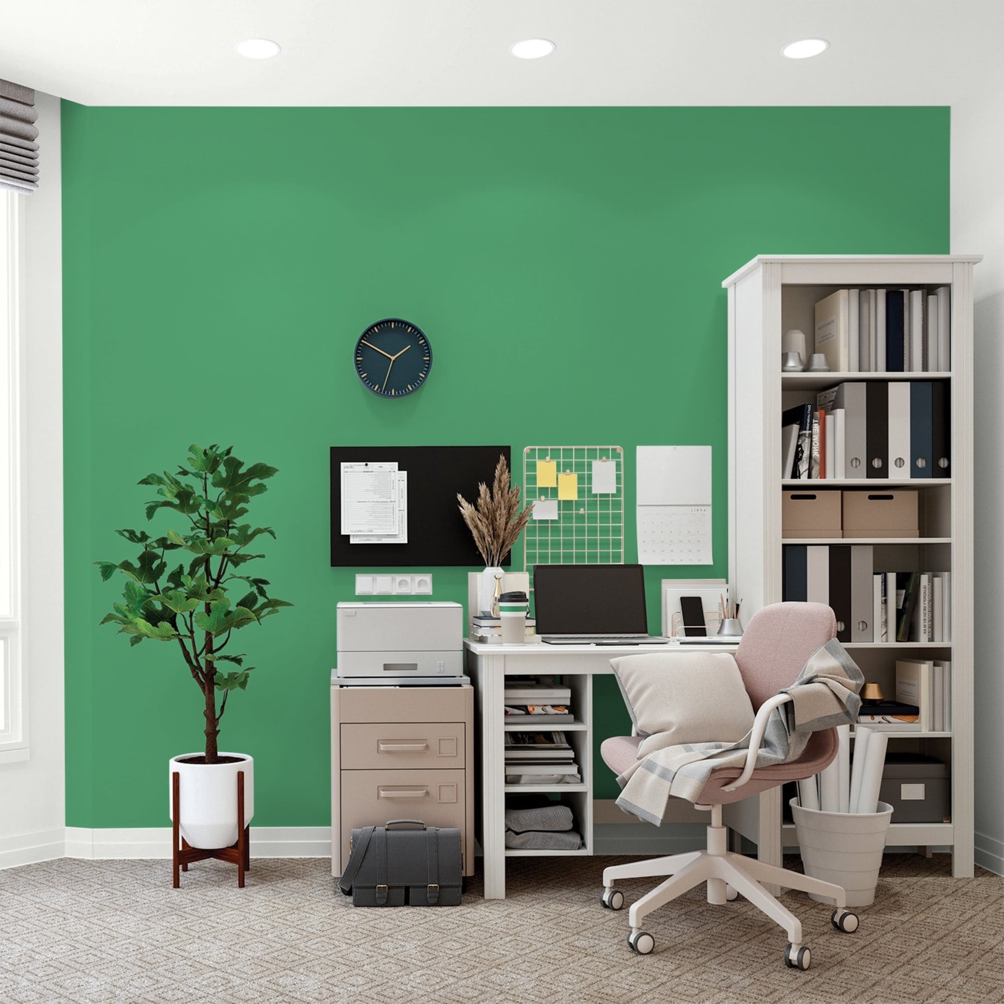Glidden High Endurance Plus Basil Pesto Flat Interior Paint and Primer, 1 Quart