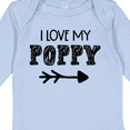 thumbnail image 4 of Inktastic I Love My Poppy with Arrow Boys or Girls Long Sleeve Baby Bodysuit, 4 of 5