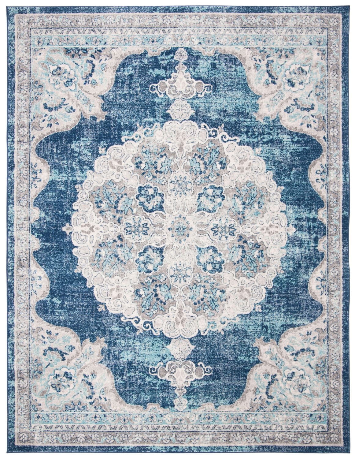 SAFAVIEH Brentwood Harland Floral Bordered Area Rug