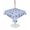 Blue, variant on Outdoor Tablecloth with Umbrella Hole for Patio/Picnic/Party/Camping, Cute Birds Waterproof Table Cloth Rectangle Table Cover Washable, Funny Snowflake Wire Sparrow (60"x 102")