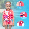 thumbnail image 4 of Gogokids Kids Swim Vest,Toddler Life Jacket Buoyancy Swimwear Flotation Vest Swimming Floaties with Duel Adjustable Safety Strap for Swimming Beach Pool Water Sport,Red, L ( 7-9 Years/55-77lbs ), 4 of 9