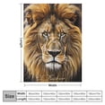 thumbnail image 4 of Nawypu Blanket with Name Text,Lion Animal Super Soft Throw Blanket for Couch Sofa Bed, 4 of 6