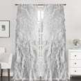 thumbnail image 1 of Cortinas Sweet Home Collection en gasa transparente con forma de cascada, 96 x 50 cm, 1 of 4