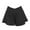 Black, variant on Ruyang Girls Sport Workout Skirts Mid Waist Outdoor Athletic Solid Short Skirt Teen Kids Stretchy Soft Dress Bottoms