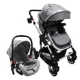 thumbnail image 1 of Sistema de Viaje Angelin Baby  Noni Gris + Pañalera y Cambiador, 1 of 4