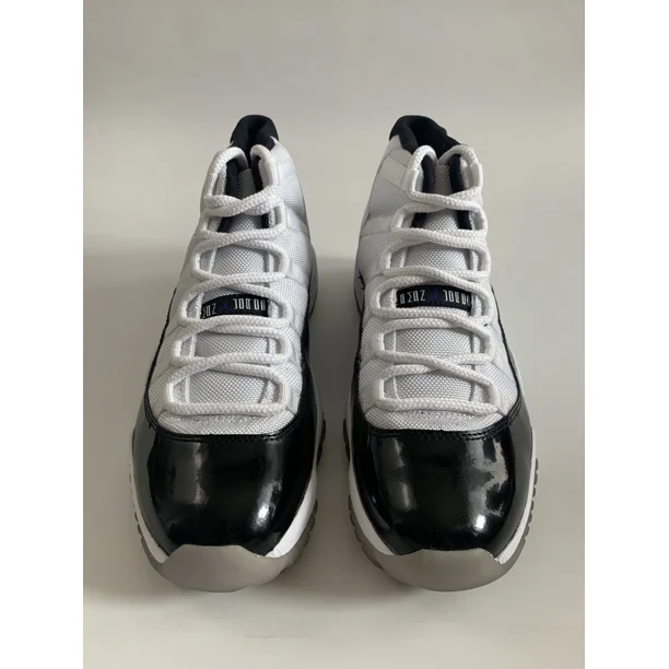 Ni - ke Air Jordan 11 Retro Concord 2011 Black White Sneakers Men’s Sz US 8.5 378037-107