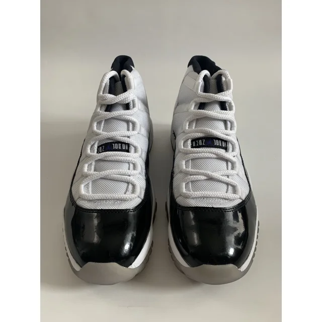 Ni - ke Air Jordan 11 Retro Concord 2011 Black White Sneakers Men’s Sz US 8.5 378037-107