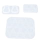thumbnail image 1 of 3 uds moldes de resina patrón exquisito blanco reutilizable púa de guitarra Kit de molde de silicona para manualidades DIY llavero decoración regalo, 1 of 8