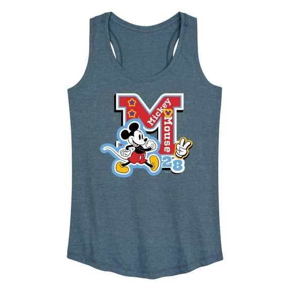 Disney - Mickey Mouse - Stitched Patches for Teammates - Women's Racerback Tank Top
