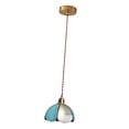 thumbnail image 3 of DOLITY Glass Pendant Light Ceiling Mount Pendant Lighting for Entryway Bar Tea Room D, 3 of 9